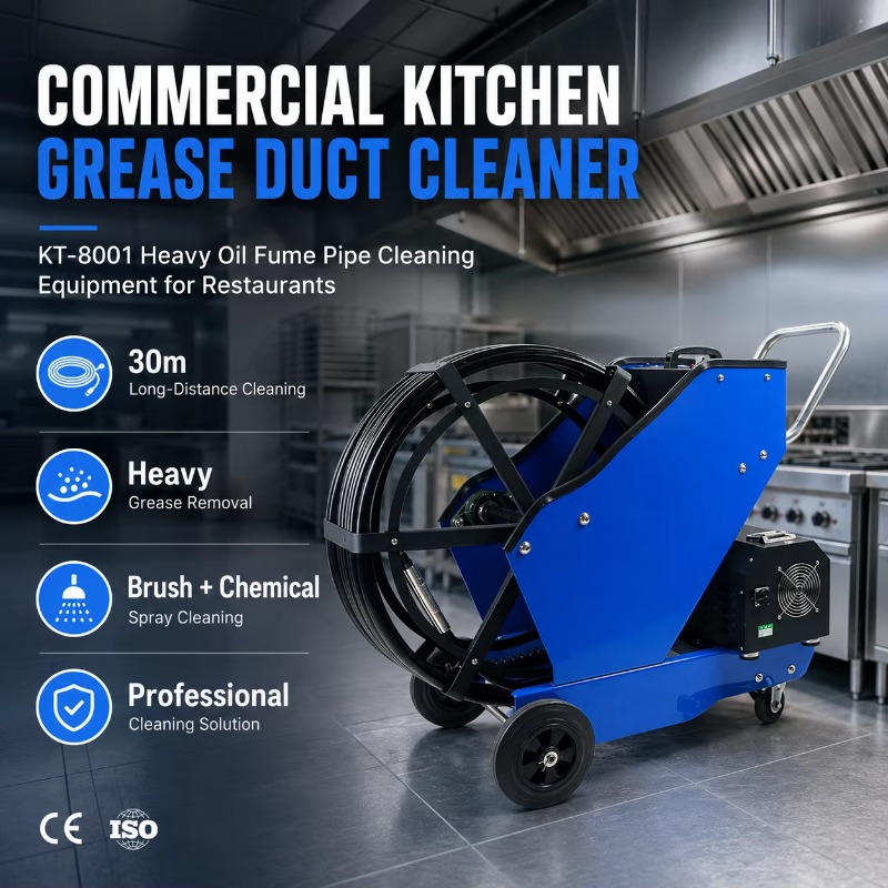 Commercial Kitchen Grease Cleaner - Limpador de Dutos de Gordura para