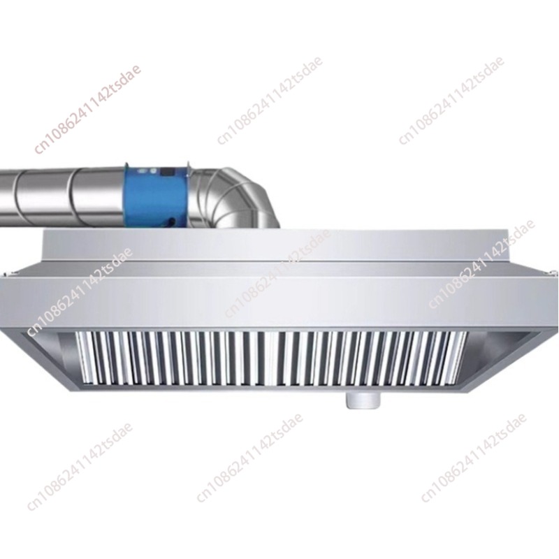 Commercial Kitchen Hood - Exaustor Comercial de Aço Inoxidável, Ventilador