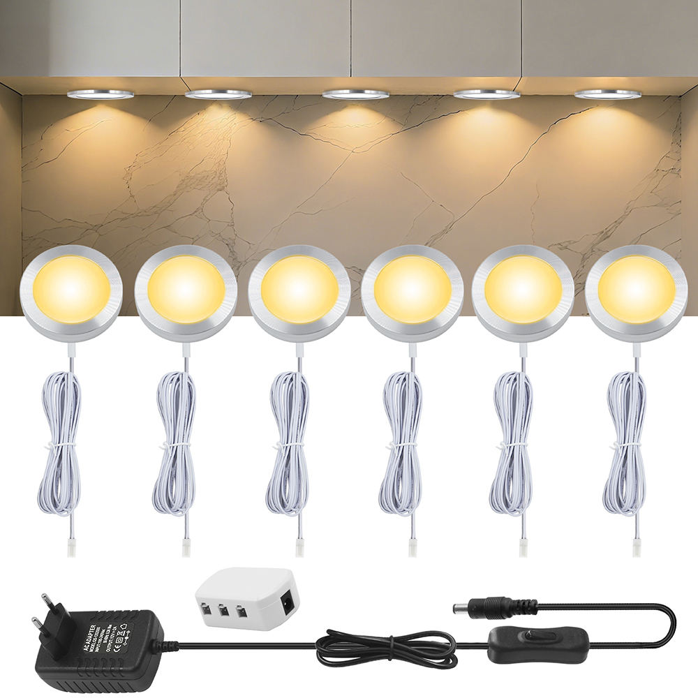Commercial Kitchen Lights - 12v led sob o armário interruptor