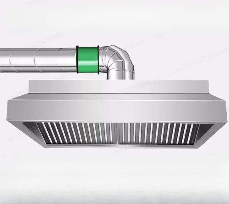 Commercial Kitchen Hood - Coifa de Aço Inoxidável Reforçada, Potente