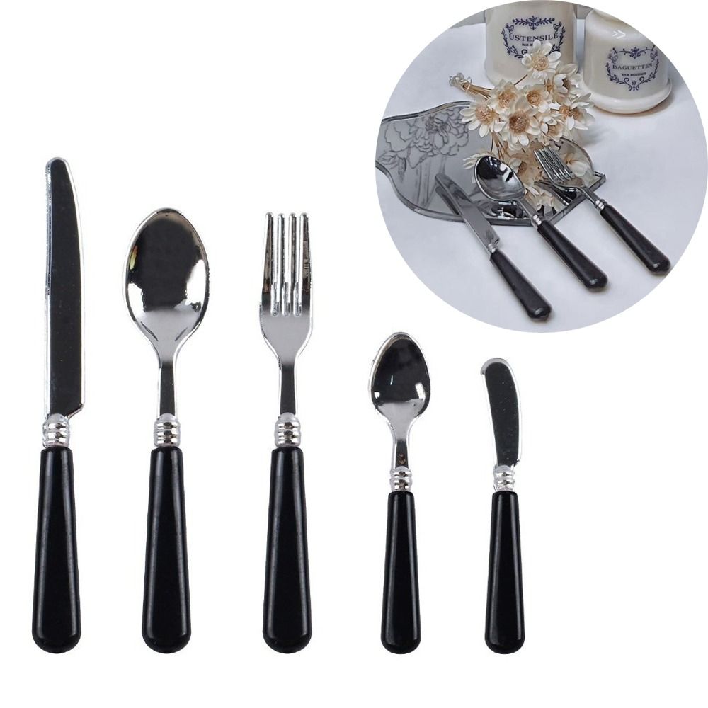 Commercial Kitchen Knife Set - Conjunto de 5 Peças de Talheres