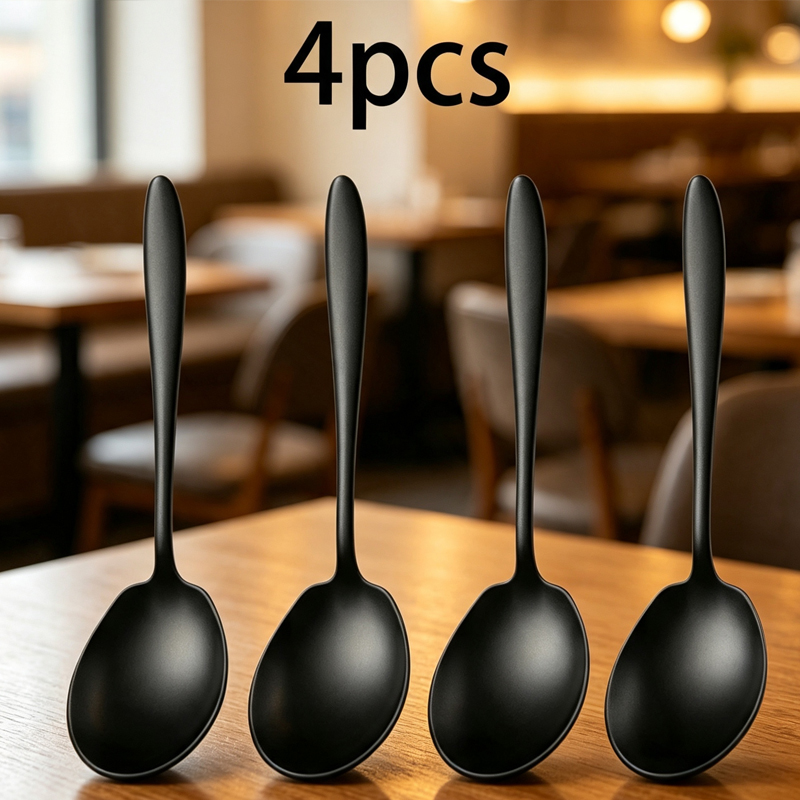 Commercial Kitchen Knife Set - Colher de servir grande de aço