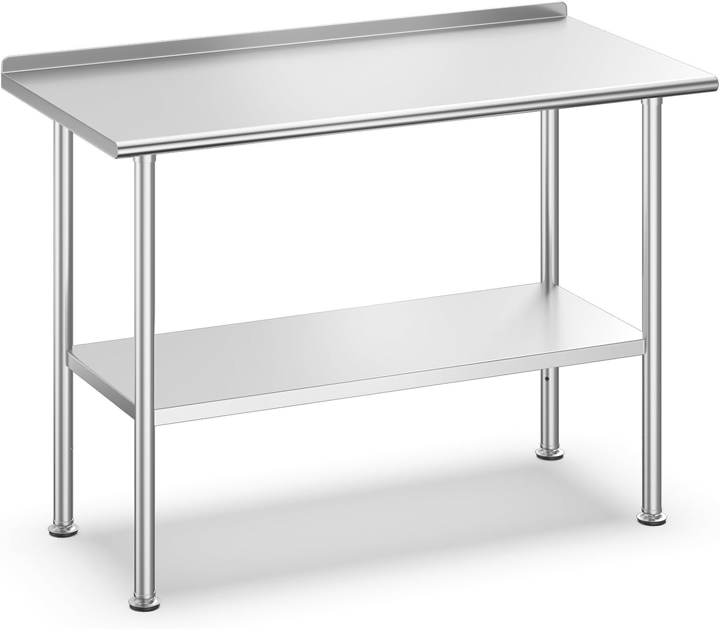 Commercial Kitchen Prep Table With Storage - Mesa de Preparação de Alimentos em