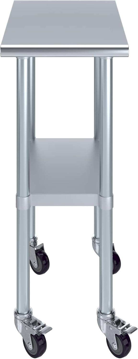 Mesa de trabalho utilitária de - Commercial Kitchen Prep Table With Storage avaliação e preço
