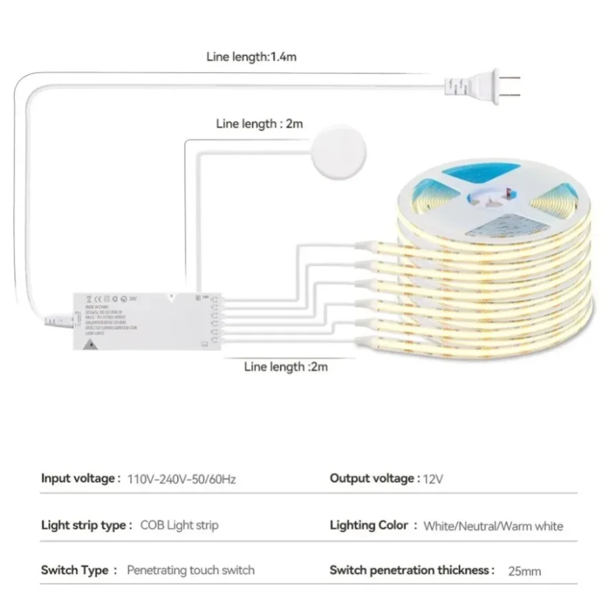 Luz de Armário com Sensor Inte - Commercial Kitchen Lights avaliação e preço