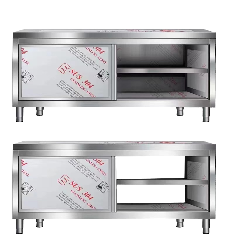 Bancada de Aço Inoxidável Refo - Commercial Kitchen Prep Table With Storage avaliação e preço