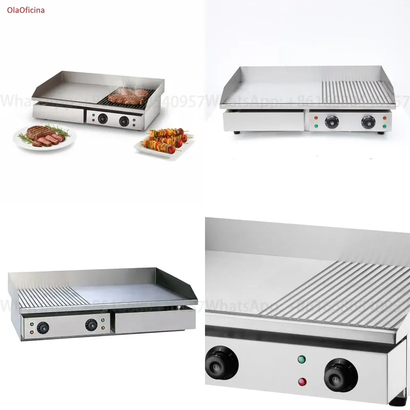 Chapa Elétrica Profissional de - Commercial Kitchen Griddle avaliação e preço