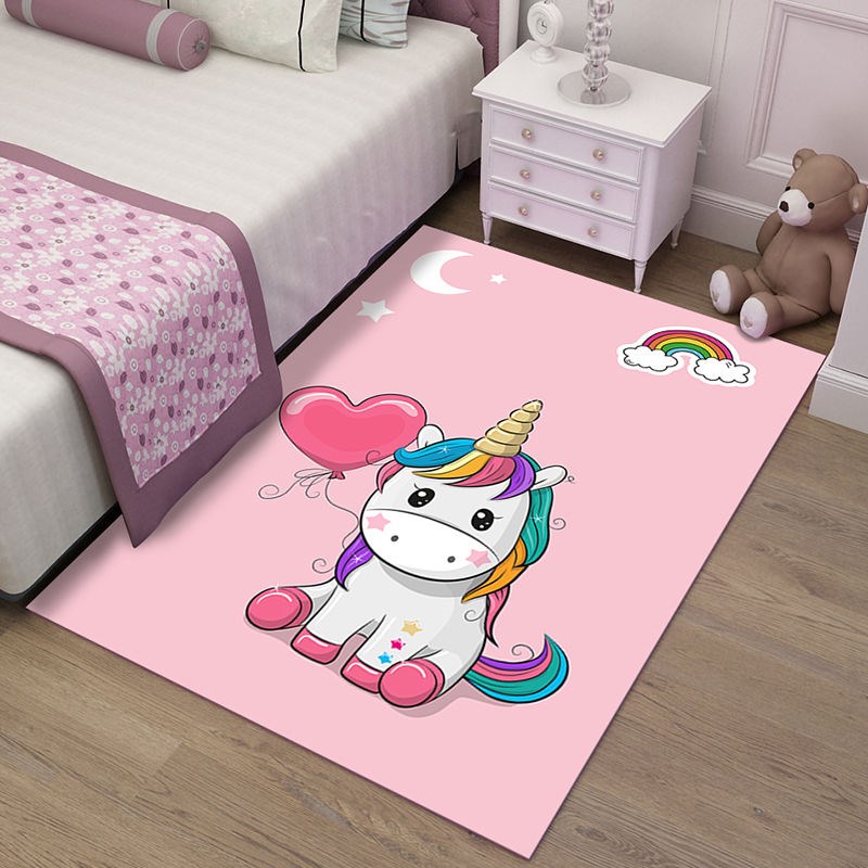 Pink Cartoon Unicorn Pattern C - Commercial Kitchen Mats avaliação e preço