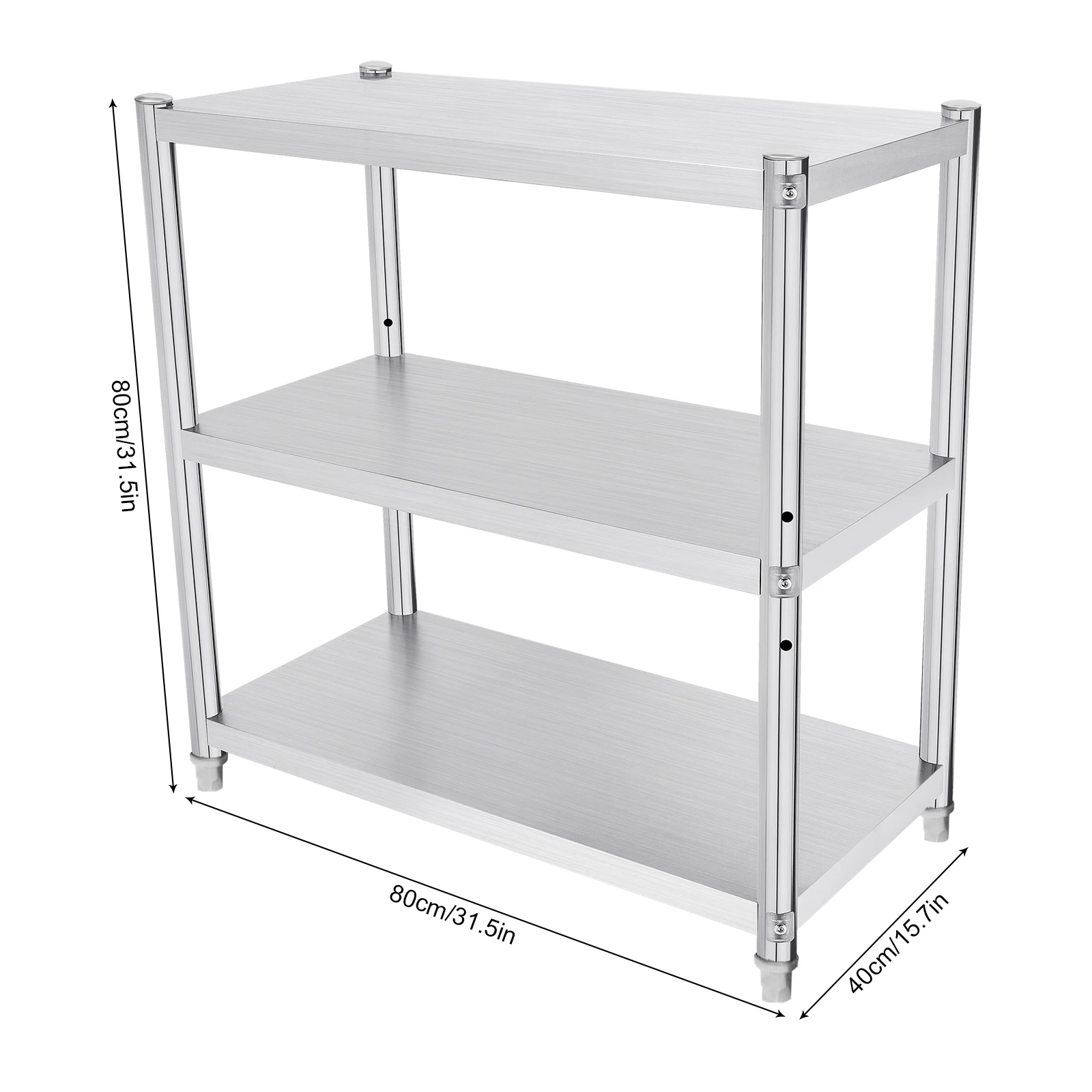 Mesa de Trabalho Reforçada em  - Commercial Kitchen Prep Table With Storage avaliação e preço