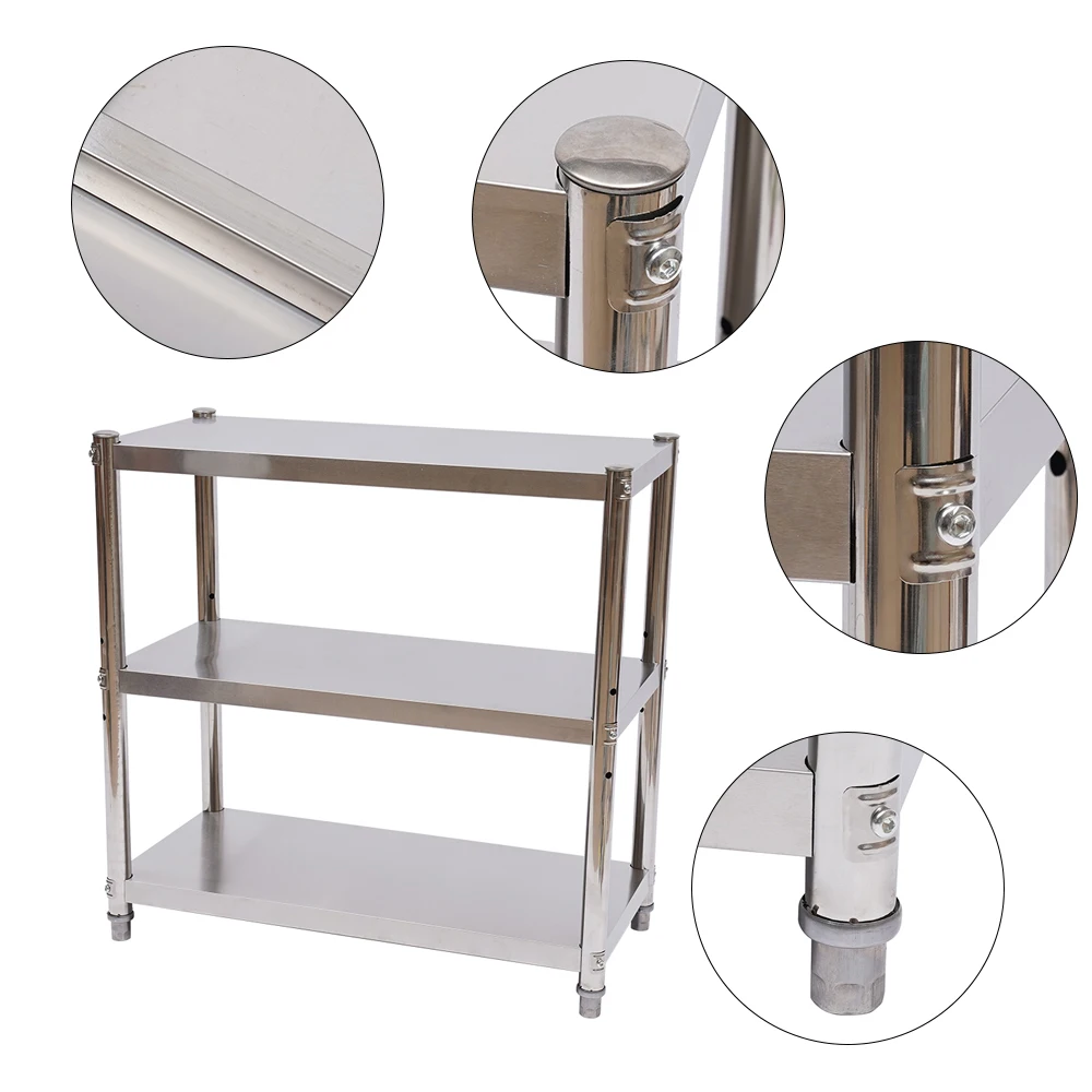 Mesa de Trabalho Reforçada em  - Commercial Kitchen Prep Table With Storage avaliação e preço