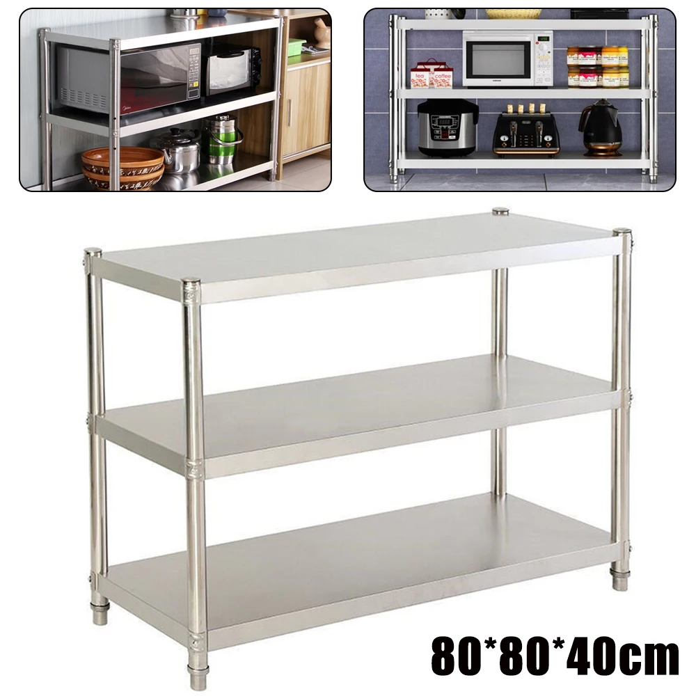 Mesa de Trabalho Reforçada em  - Commercial Kitchen Prep Table With Storage avaliação e preço
