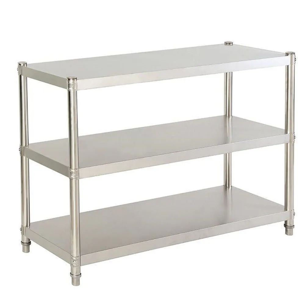 Mesa de Trabalho Reforçada em  - Commercial Kitchen Prep Table With Storage avaliação e preço