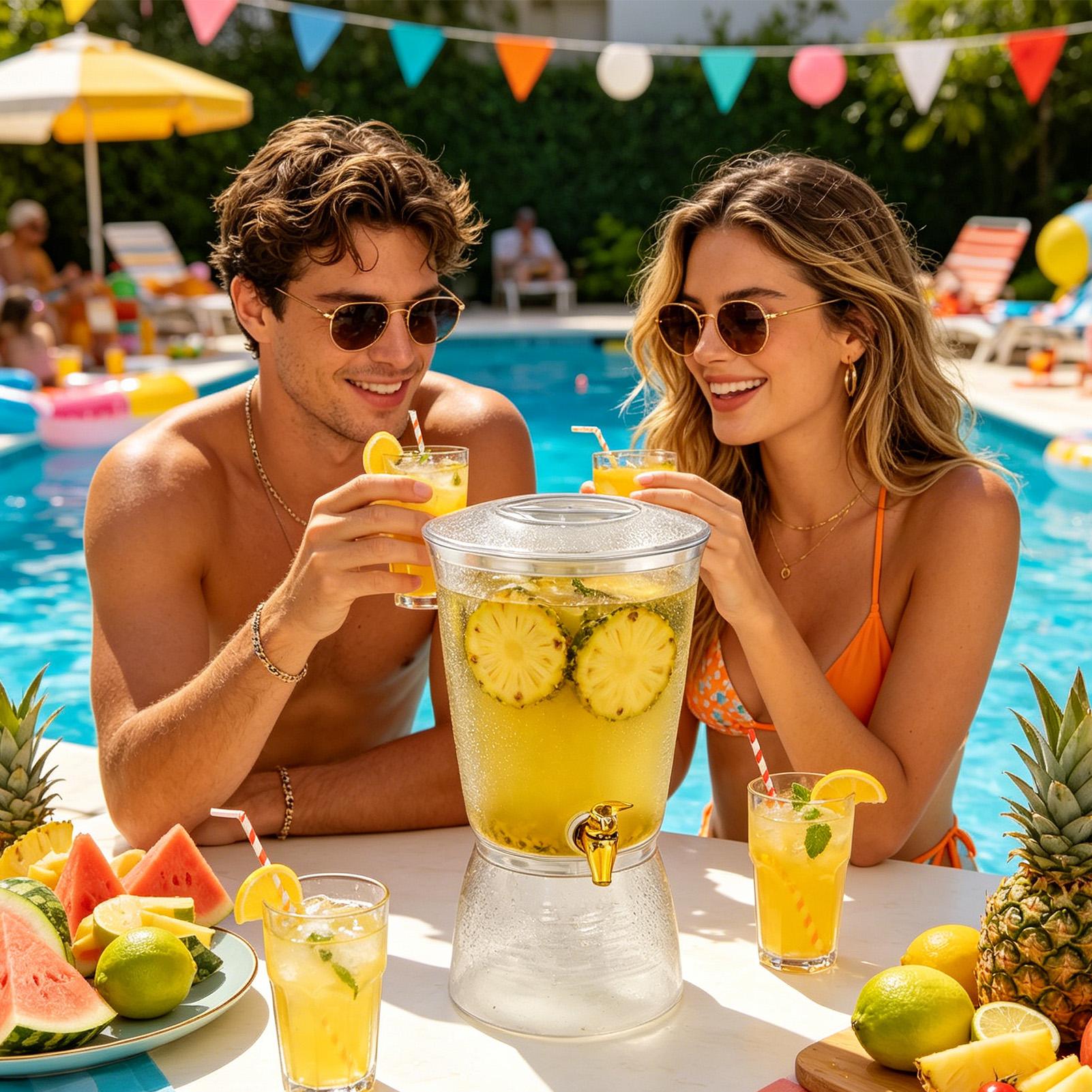 Dispensador de limonada 6l, re - Cold Drink Dispenser avaliação e preço