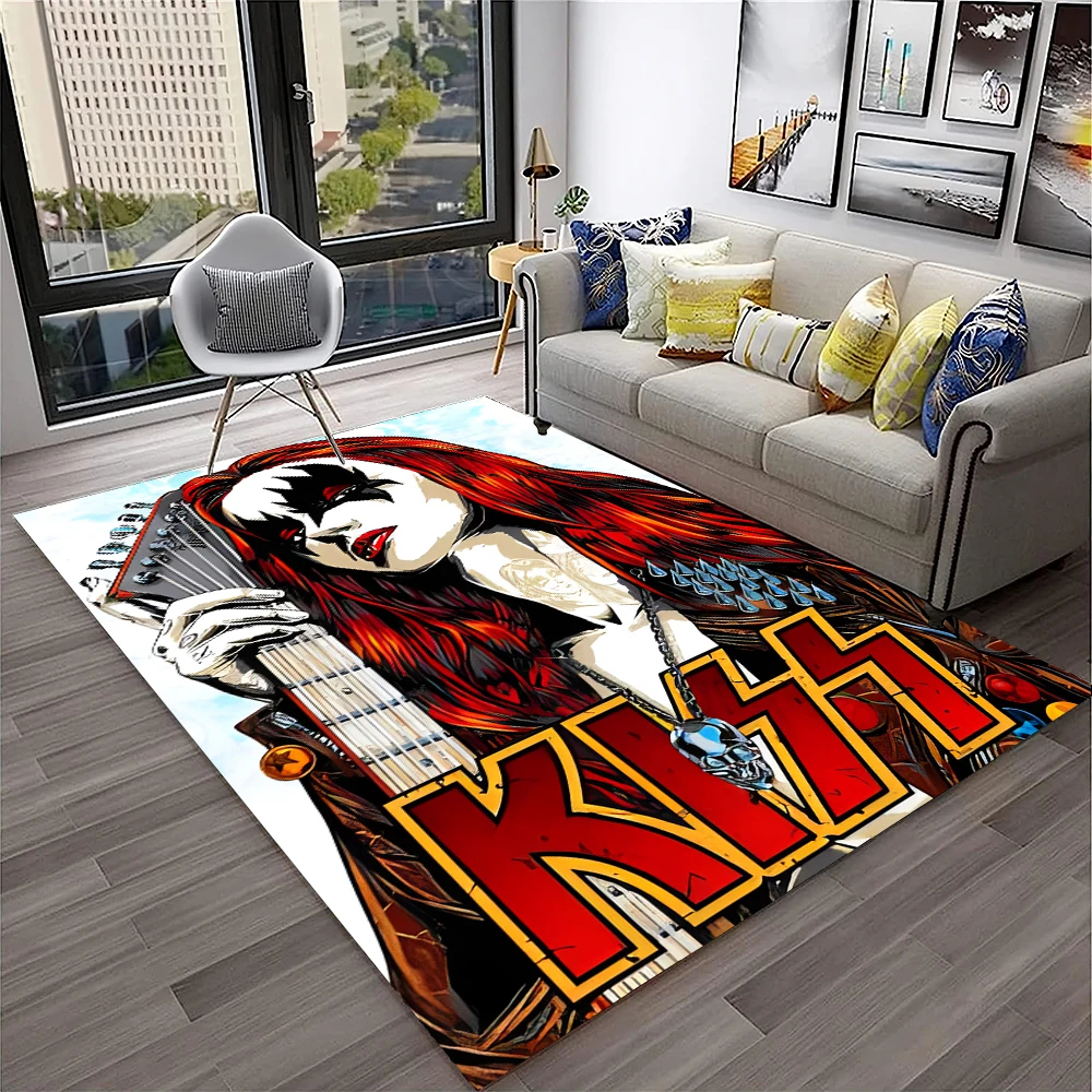 Retro beijo rock band tapete p - Commercial Kitchen Mats avaliação e preço