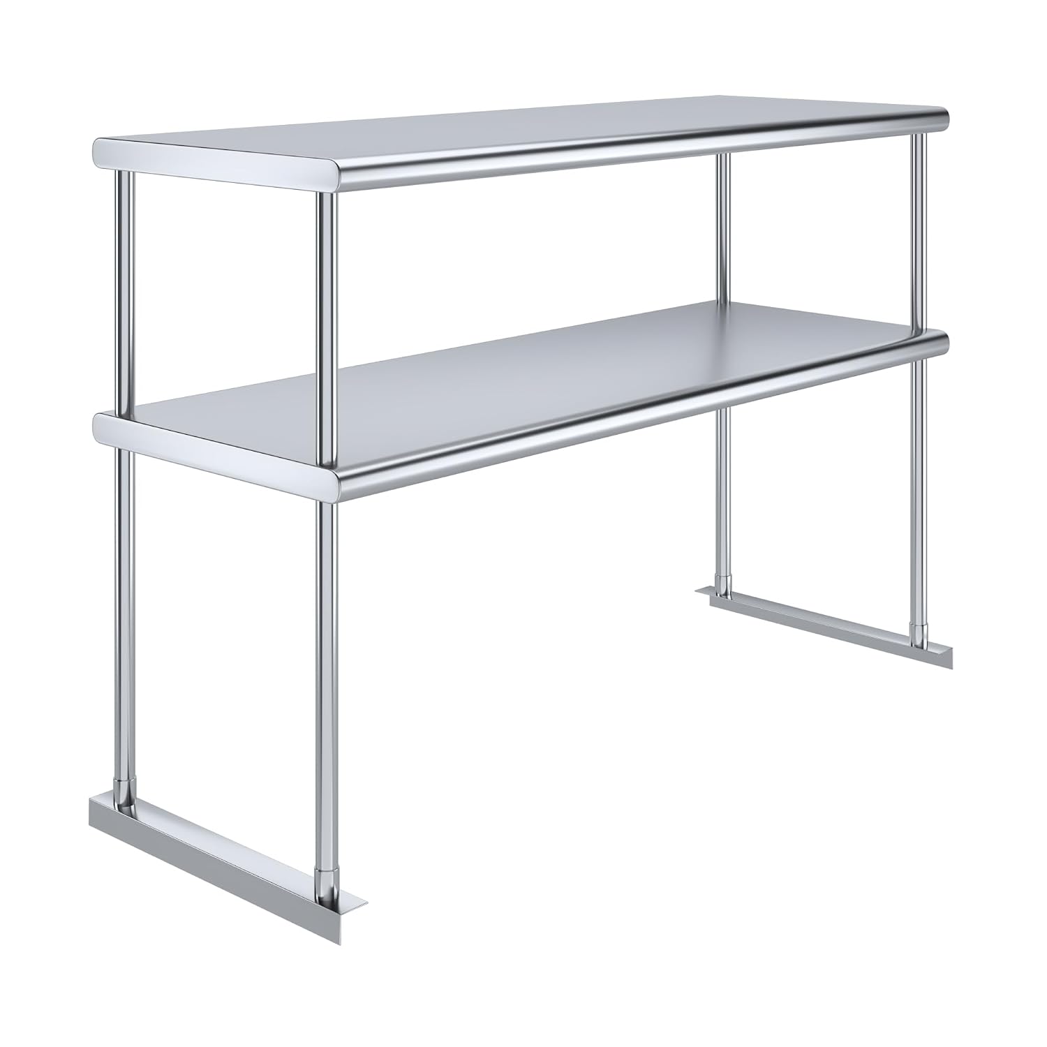 Prateleira de mesa de aço inox - Commercial Kitchen Prep Table With Storage avaliação e preço