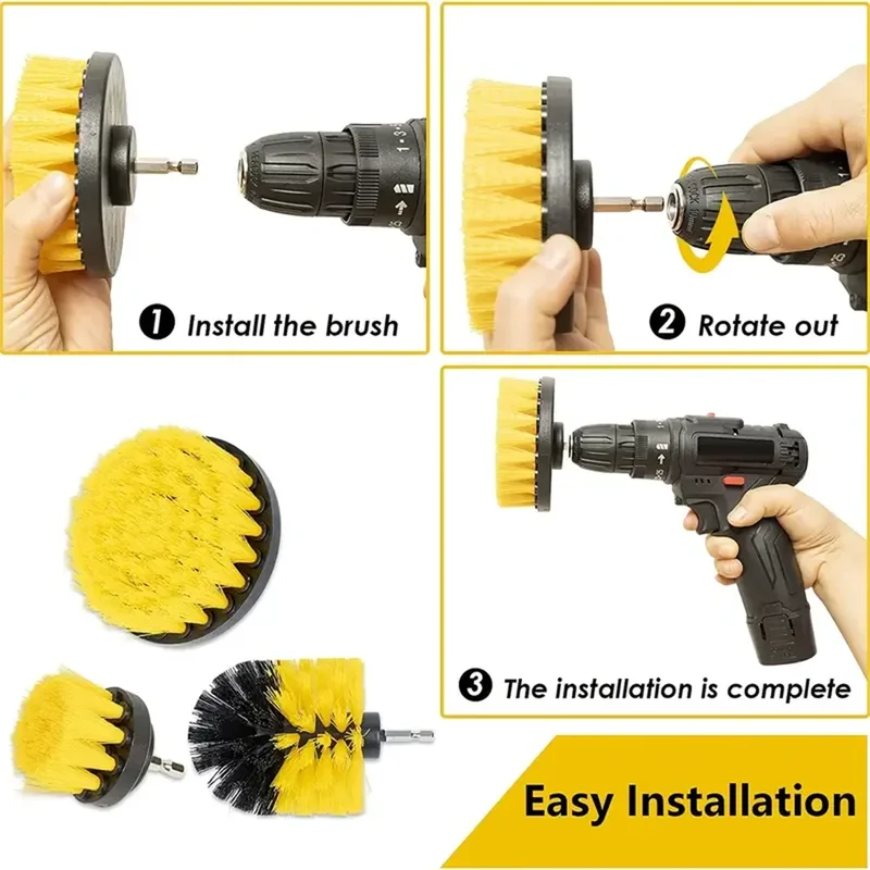 Conjunto de 3 escovas de limpe - Commercial Kitchen Cleaning avaliação e preço
